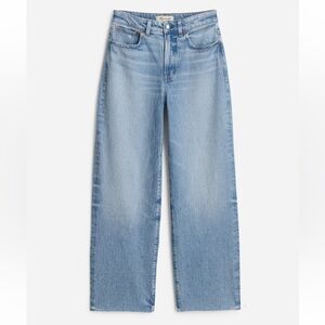 NWT Madewel Petite Curvy Perfect Vintage Wide Leg Crop Jeans
